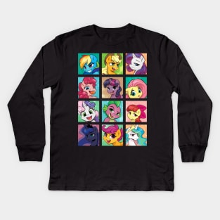 The Mane 12 Kids Long Sleeve T-Shirt